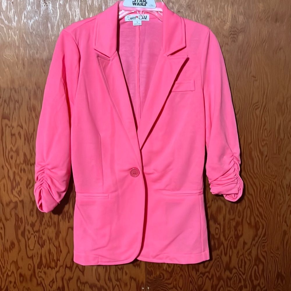 Sweet Child Neon Pink Blazer